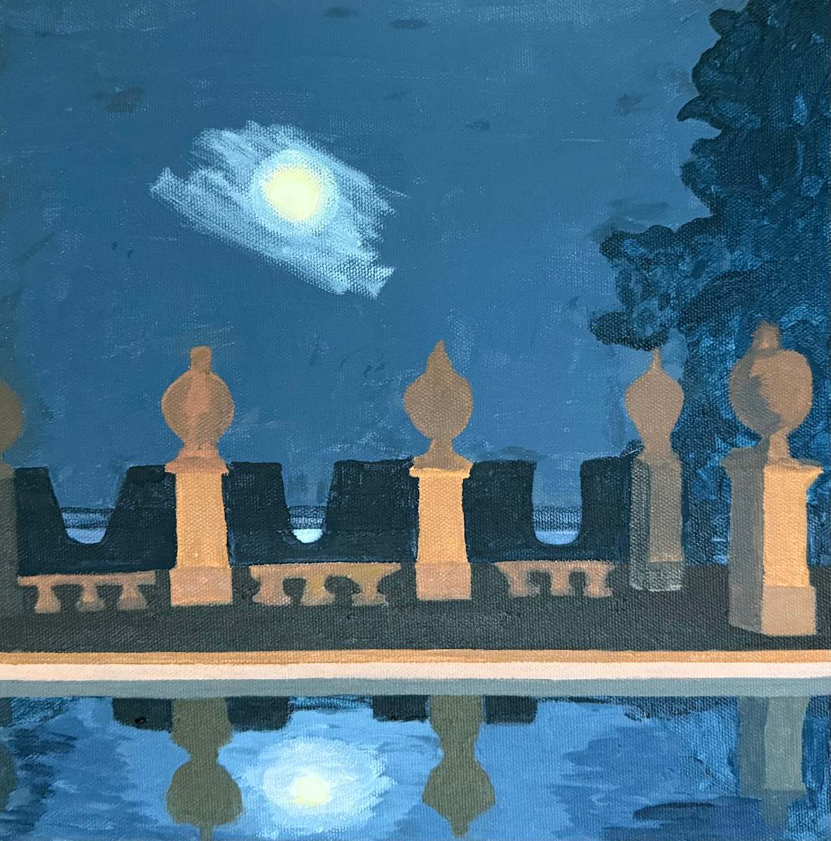 Mirrored Moonlight by Anne T. Schutz 