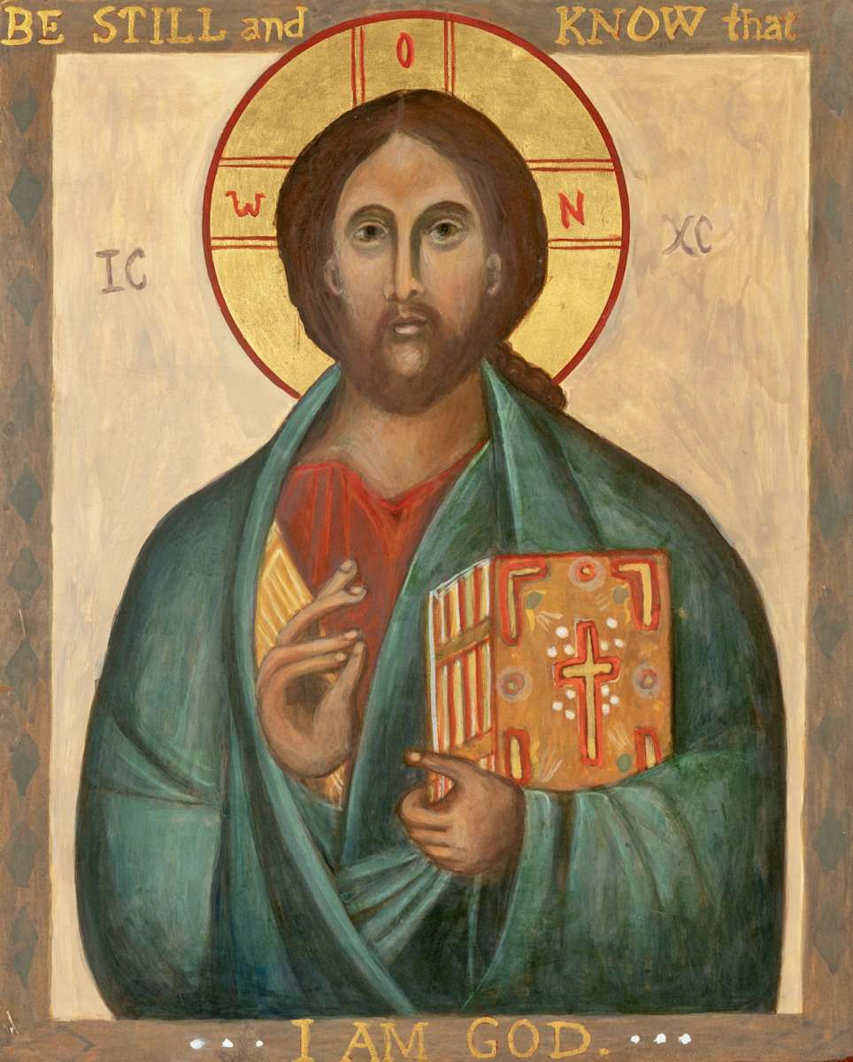Be Still, Christ Pantocrator by Christine Hales, Image 1.