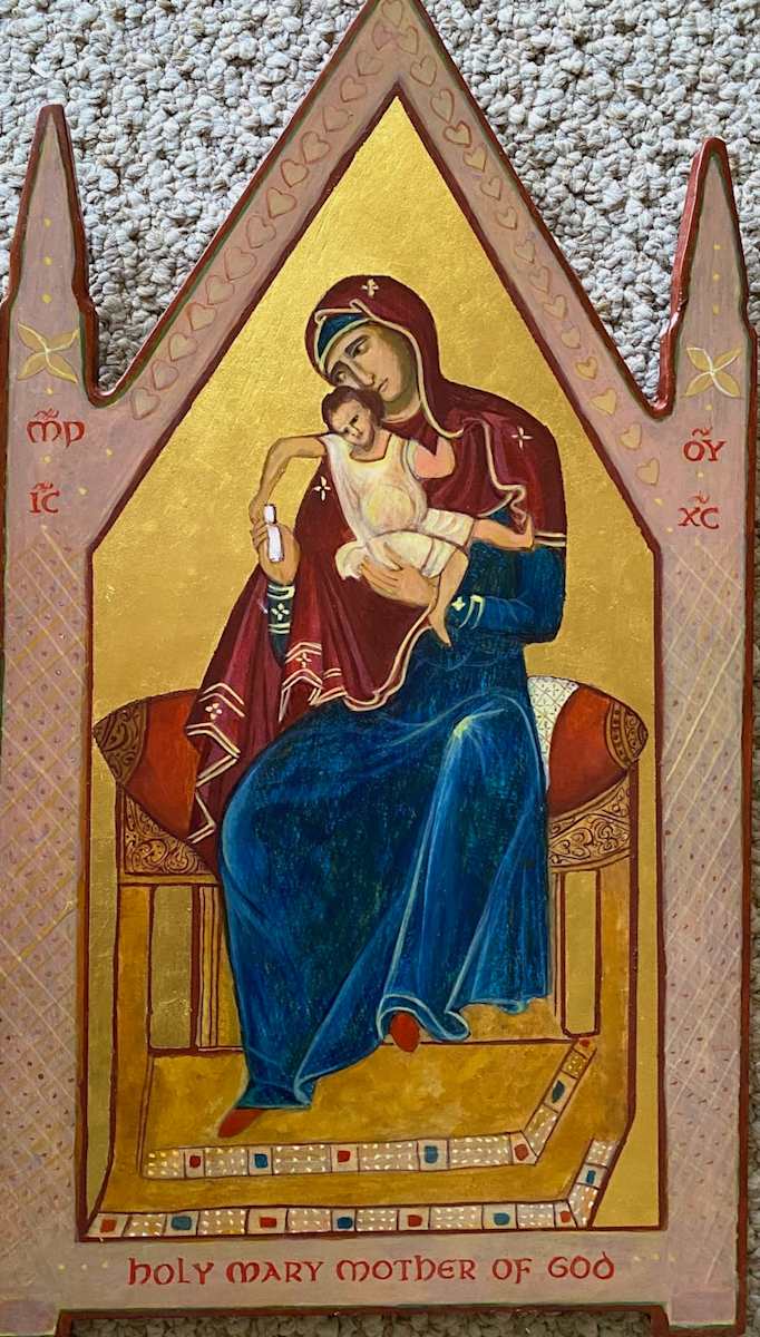Gothic Madonna by Christine Hales  Image: Gothic Madonna Icon