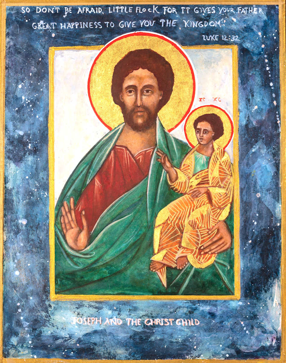 St. Joseph and Jesus by Christine Hales, Image 1.