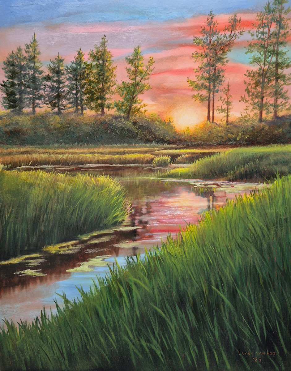 "Wetland Glimmer" by Layne van Loo 