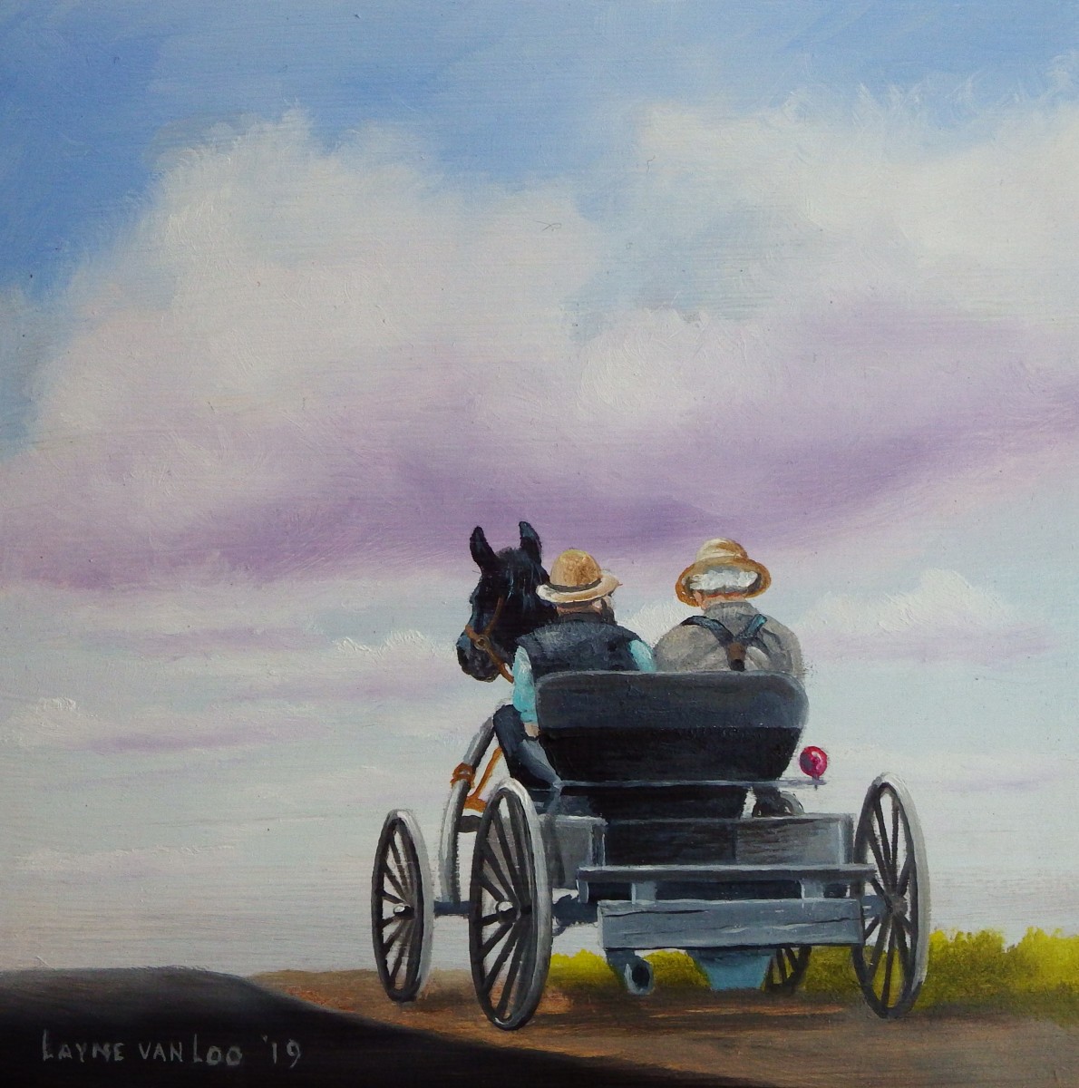 "Heading to Town" by Layne van Loo 