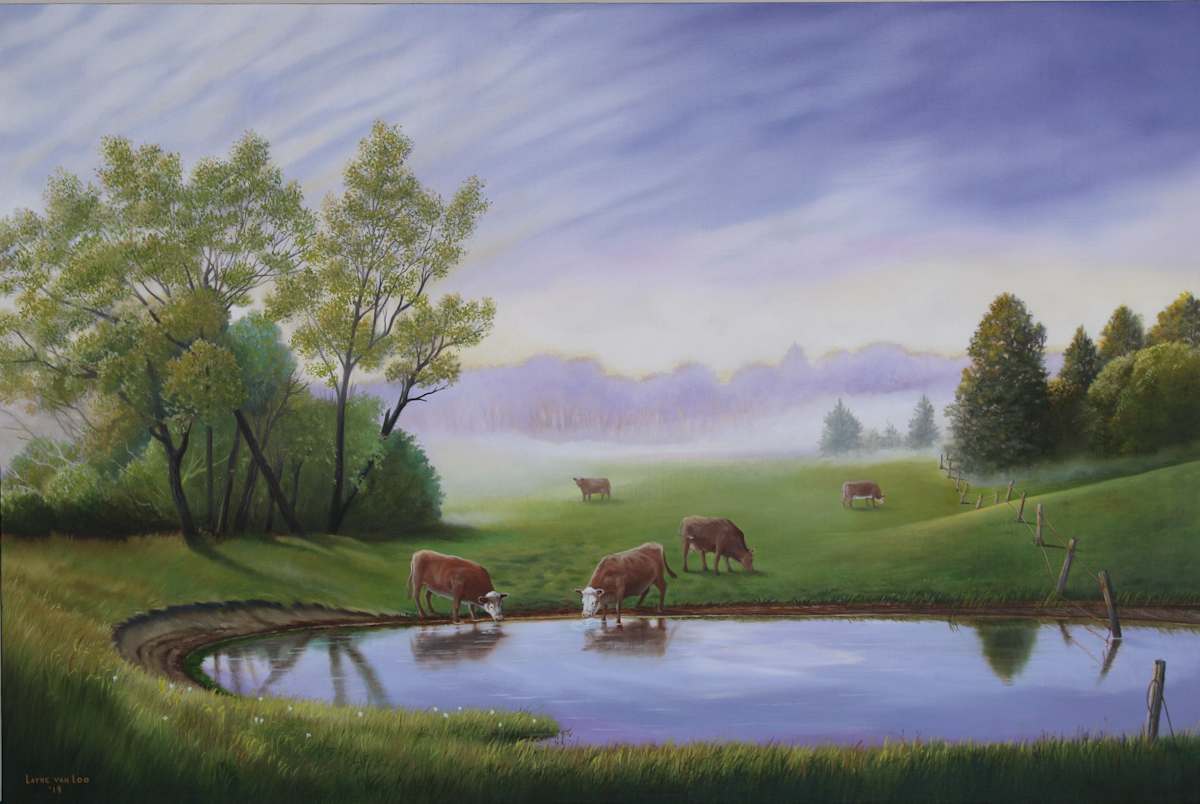 "Early Risers" by Layne van Loo, Image 1.