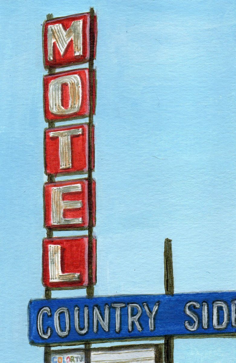 Countryside Motel by Debbie Shirley 