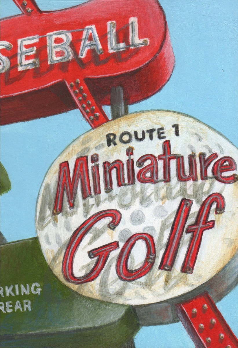 Rt 1 Mini Golf by Debbie Shirley 