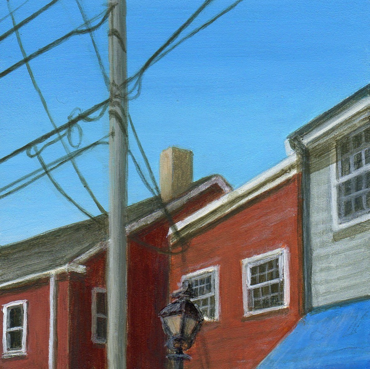 Rooftops 1 - Newburyport by Debbie Shirley 