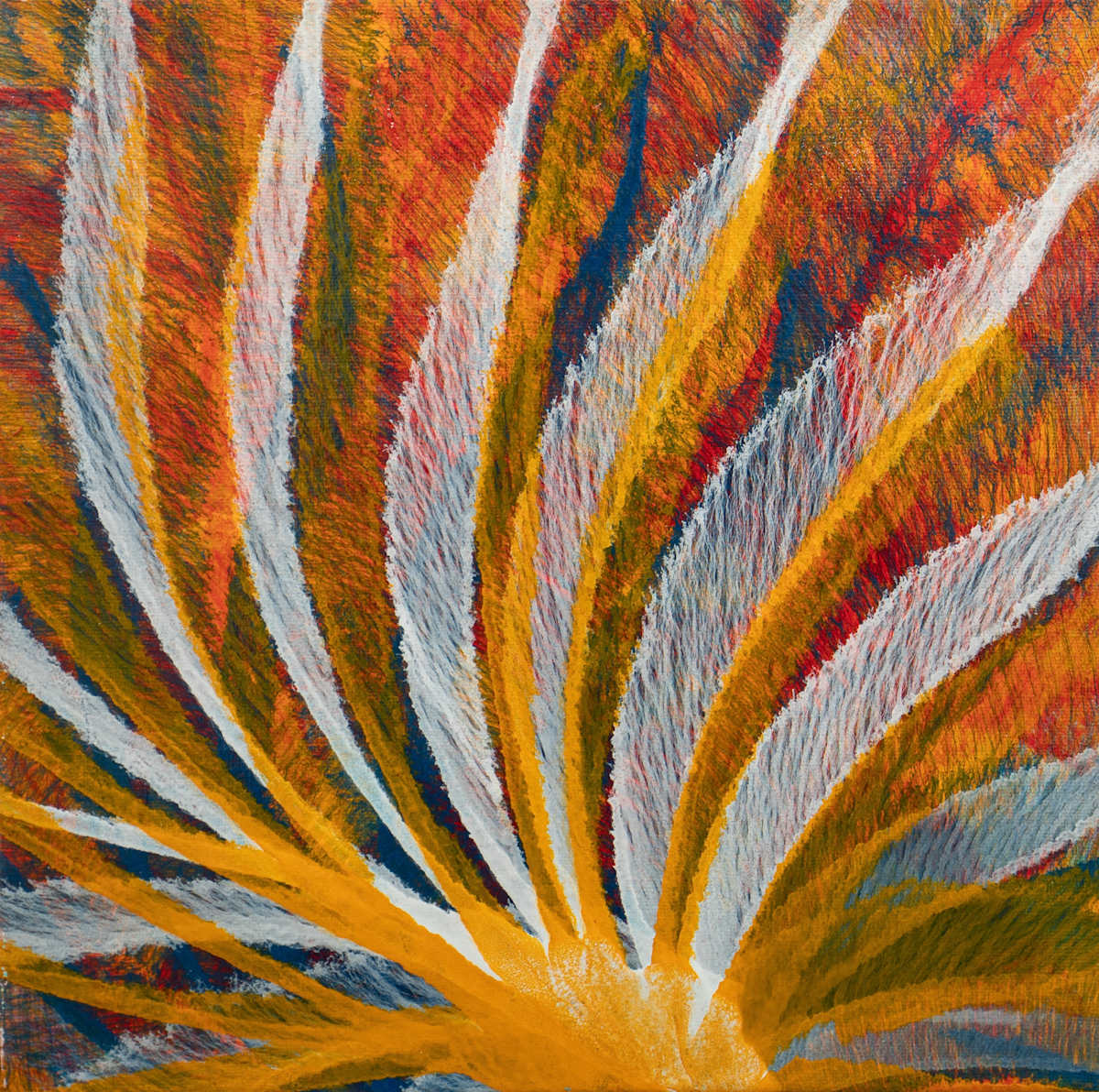 Flare within, 2025 by Rushit Shah  Image: Reflecting inner strength and radiance