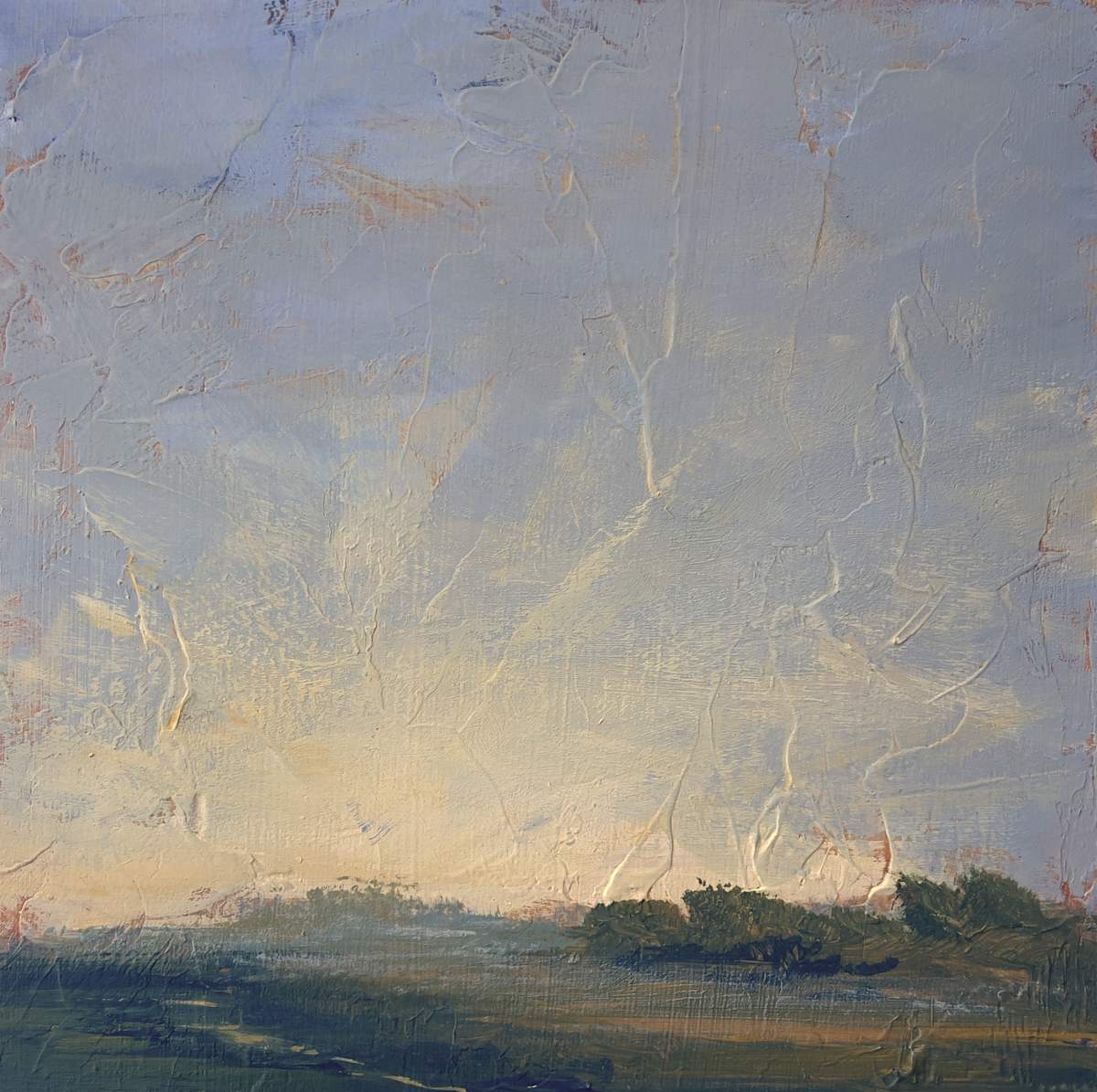 Dawn Flirting with Fog by Hélène Scott 
