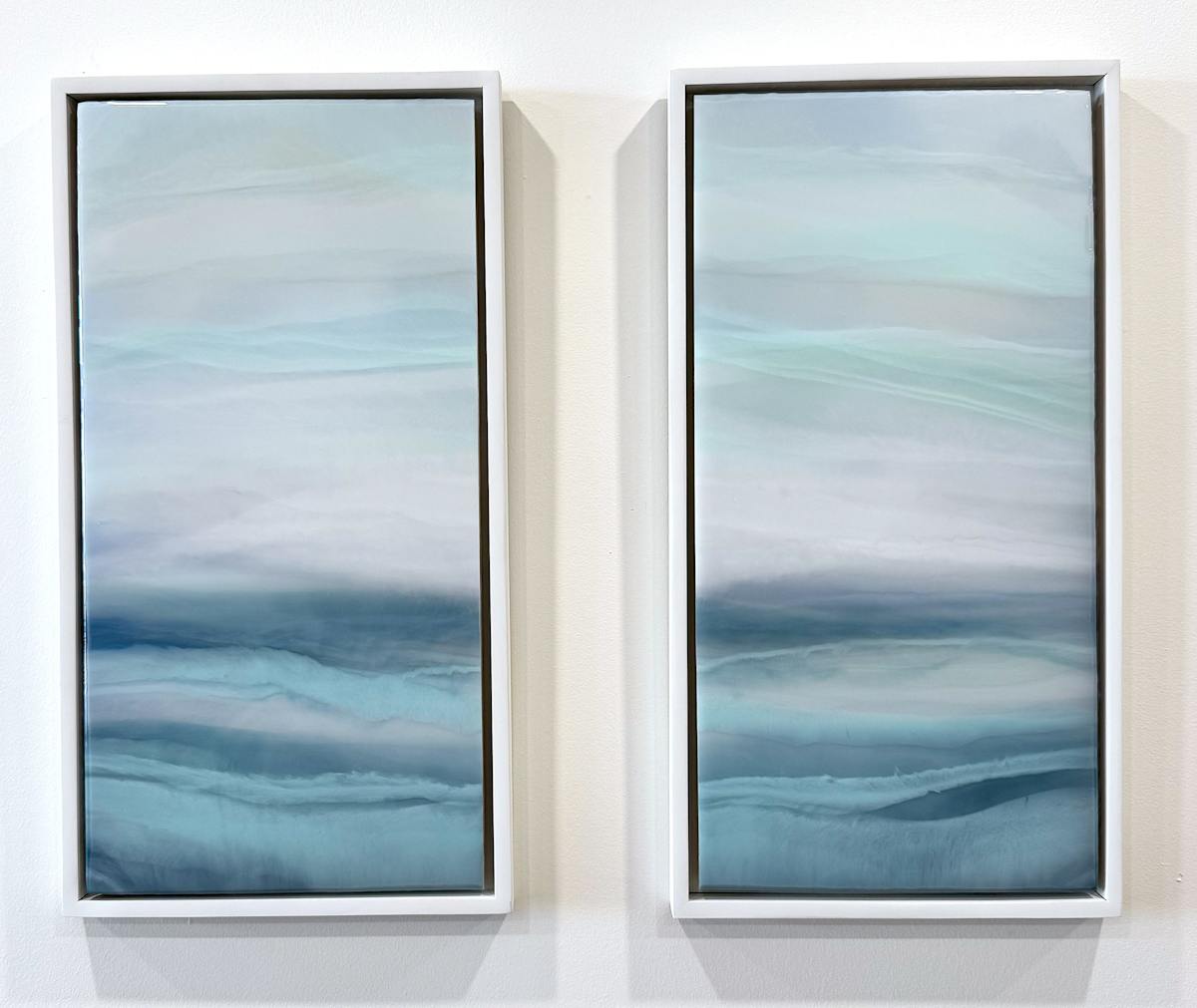 Pale Drift I & II by Brittany Cherkes 