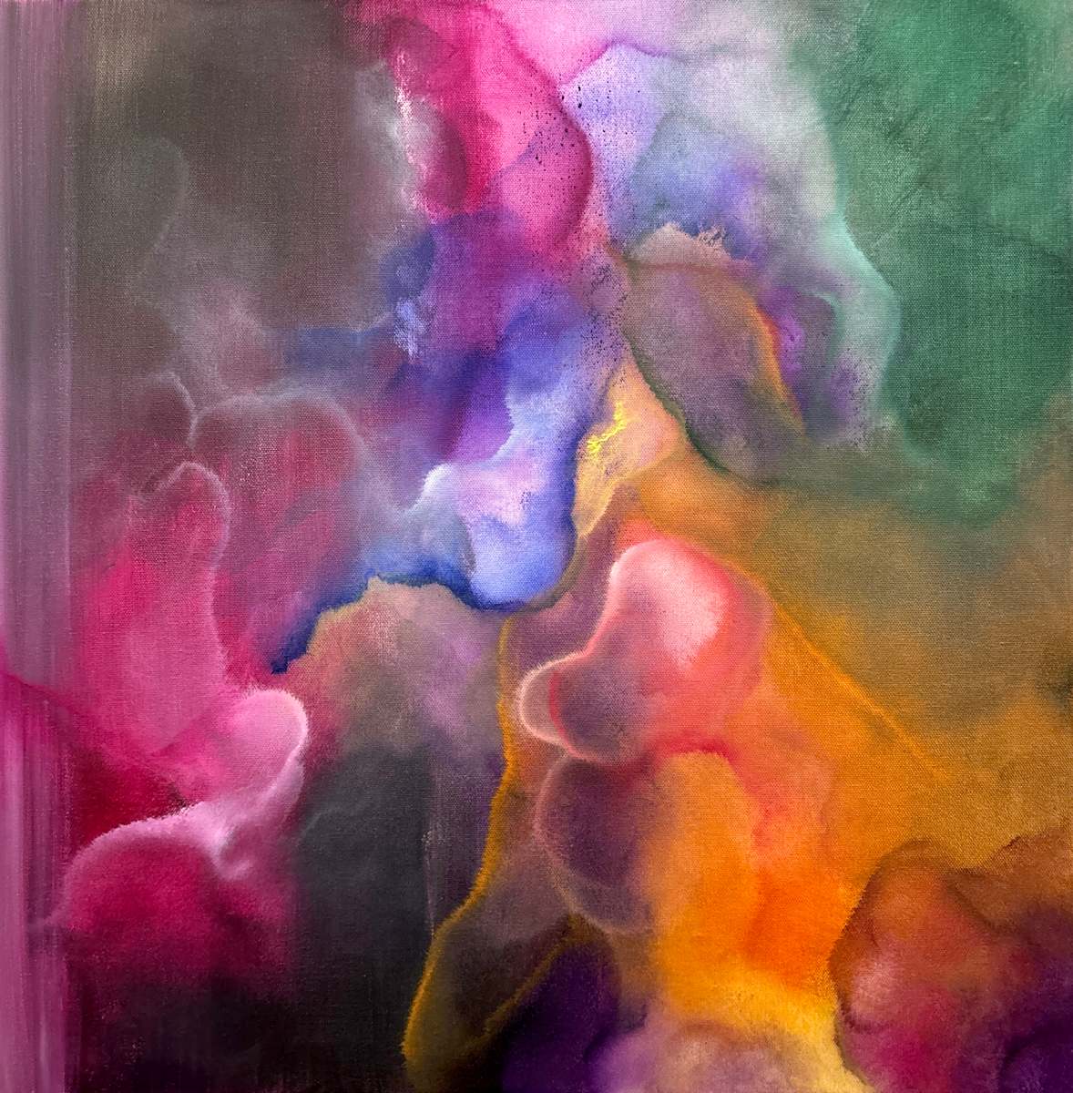 The Deep Deep, 2025 (24x24) by Lulu Fall 