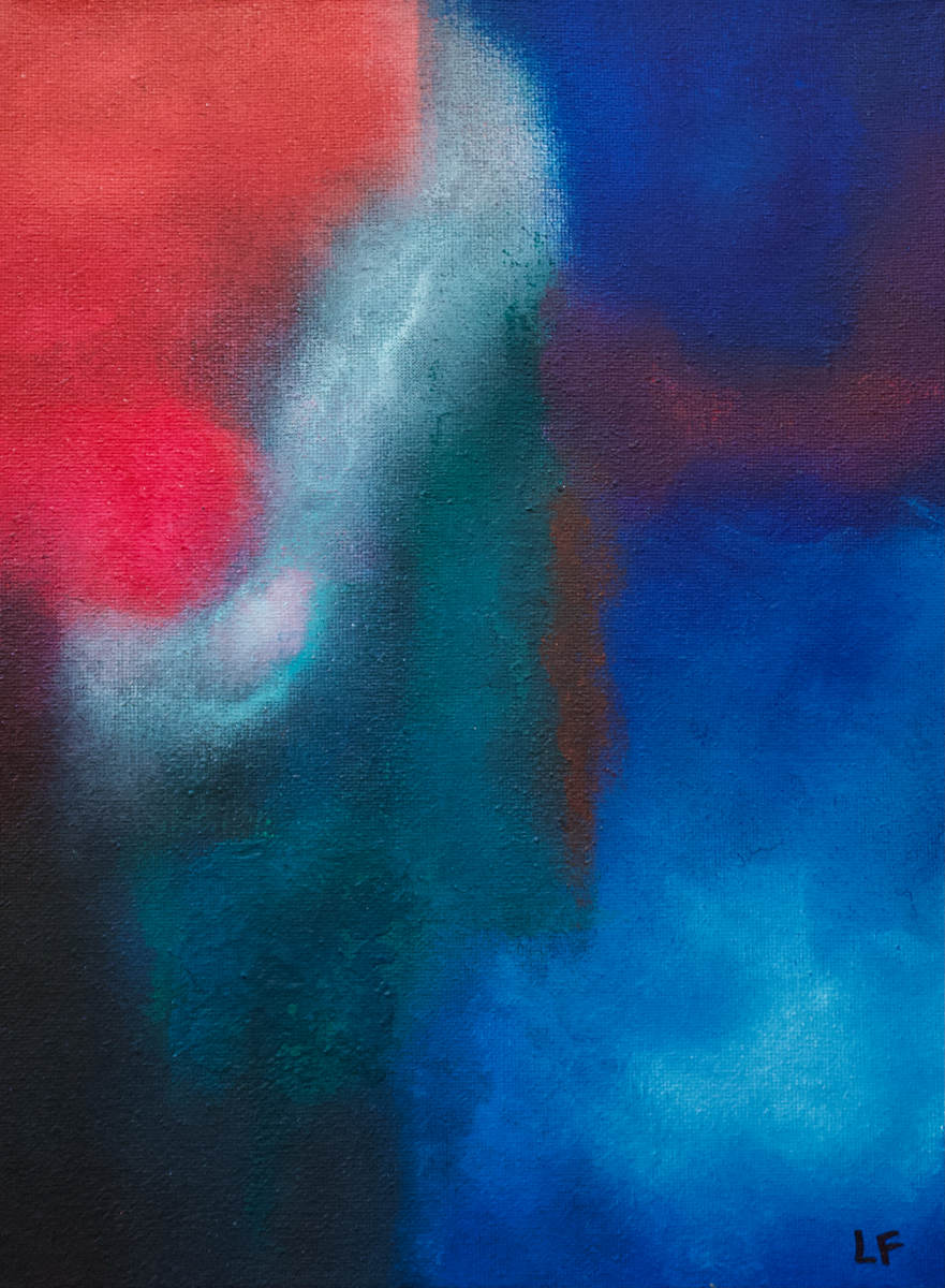 Untitled 2: Haunt, 2021 (9x12) by Lulu Fall 