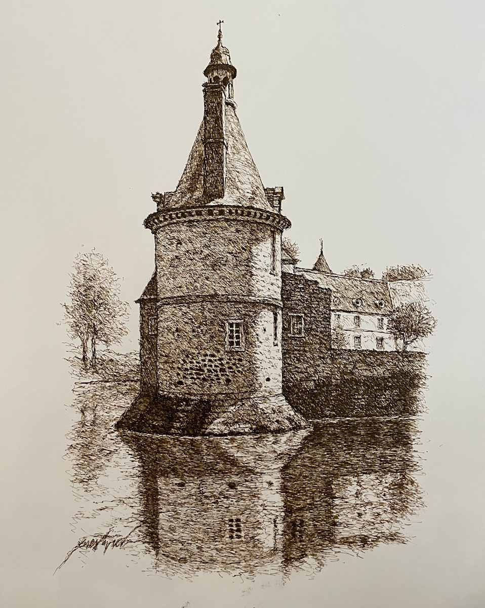 The Moat in Normandy by Larry Prestwich, Image 6.