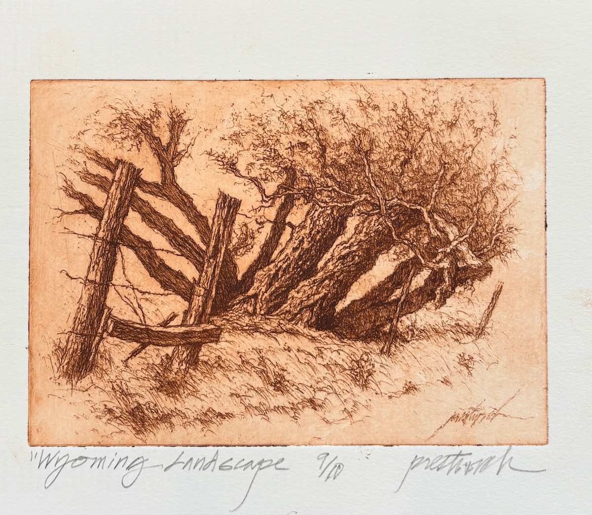 Wyoming Landscape 9/10 by Larry Prestwich, Image 1.