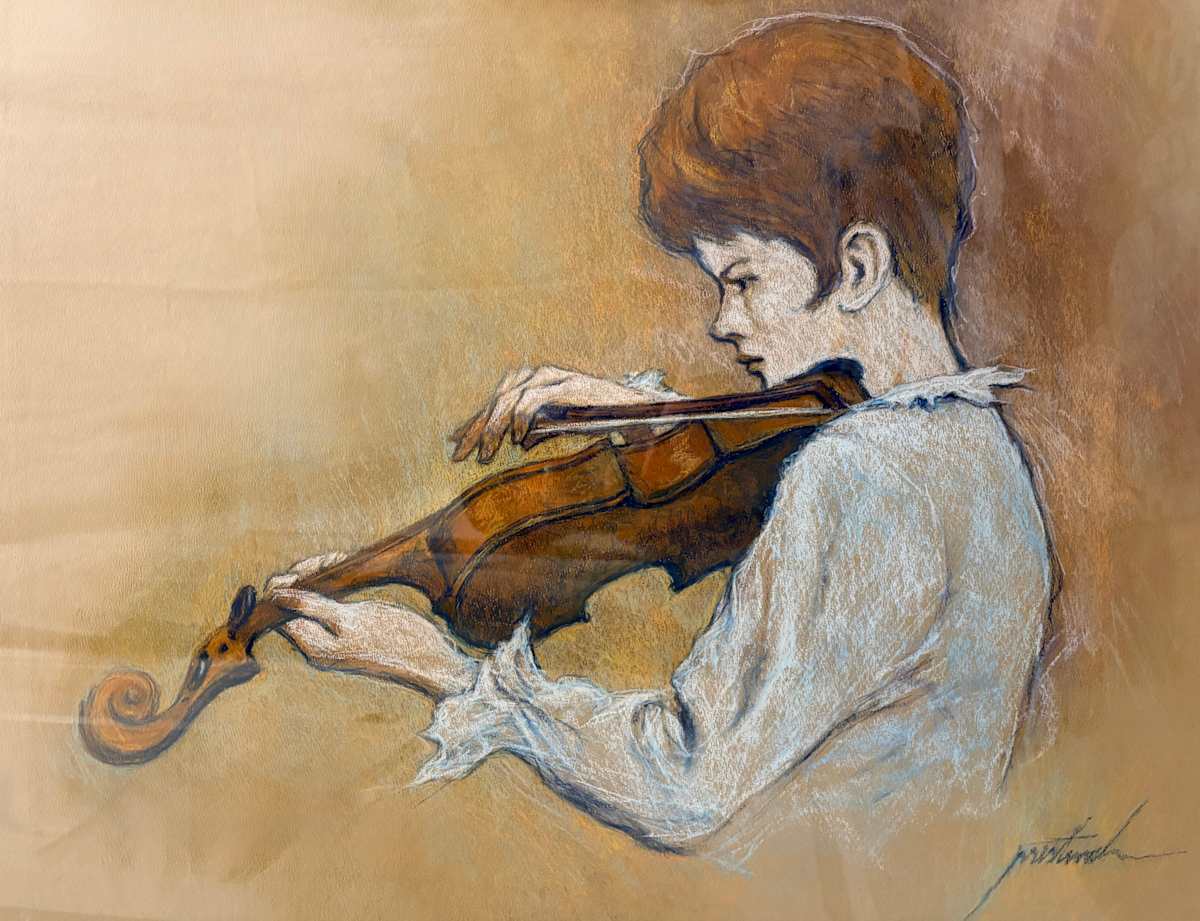 Violin Practice by Larry Prestwich, Image 1.