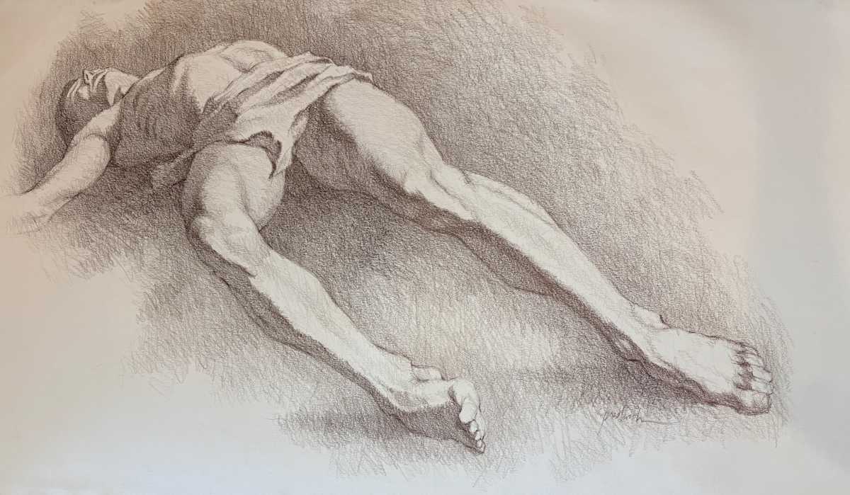 Reclining Figure by Larry Prestwich, Image 1.