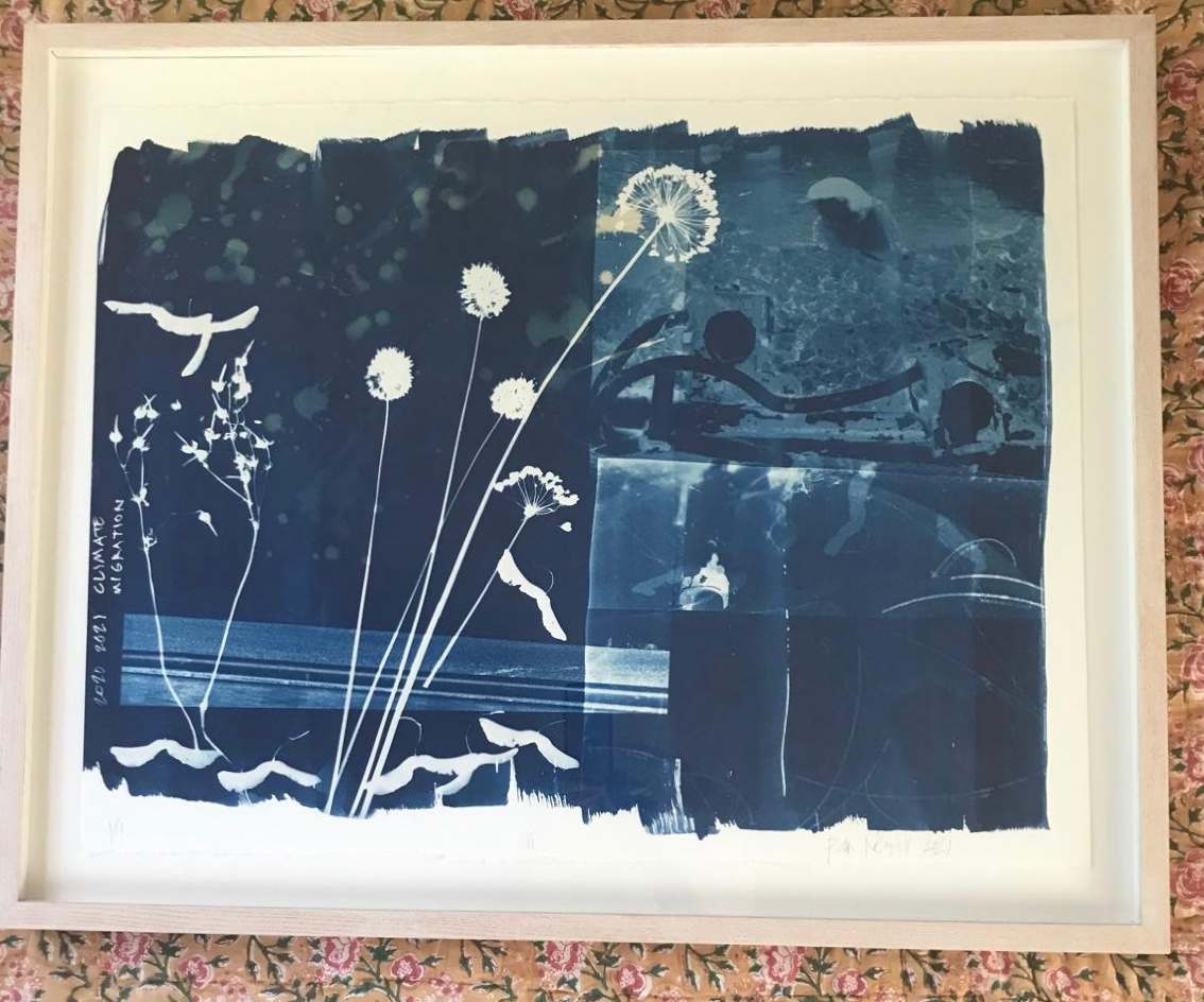 Climate migration iii by Pam Newall 