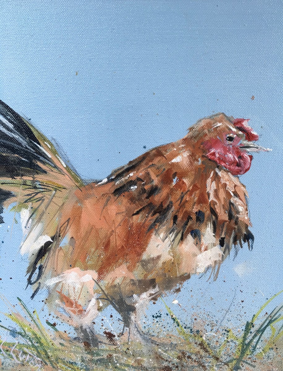 clucking about by Louise Luton 