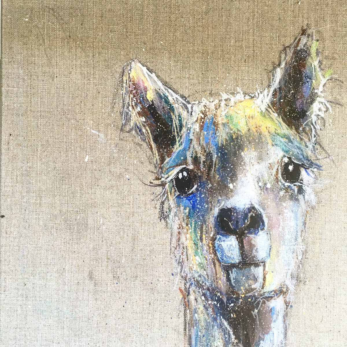 Happy lama by Louise Luton, Image 1.