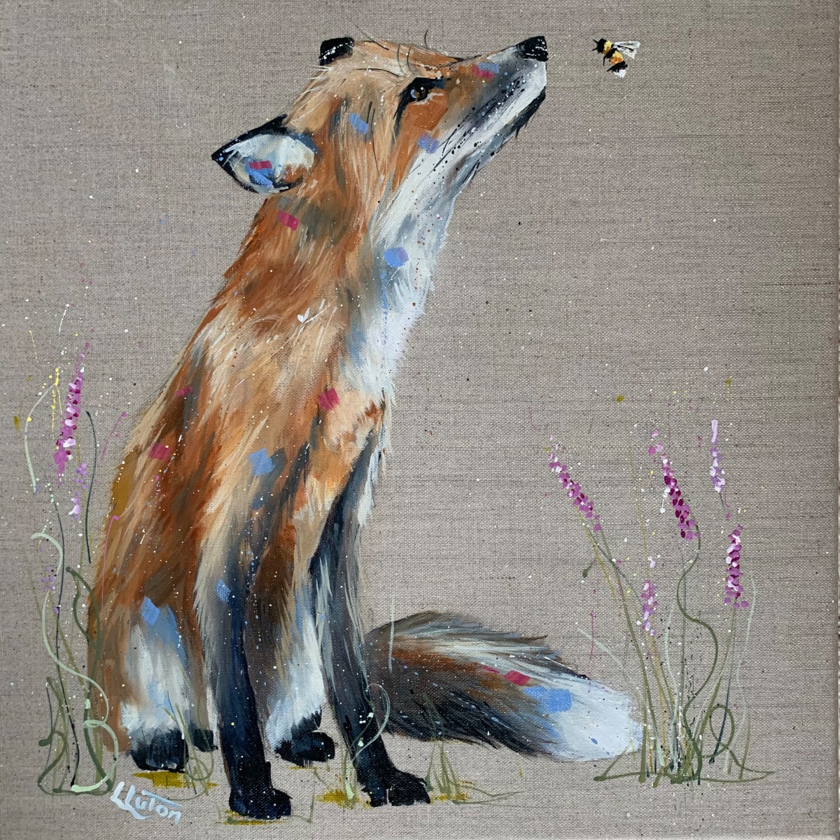 The fox and the bumblebee by Louise Luton 