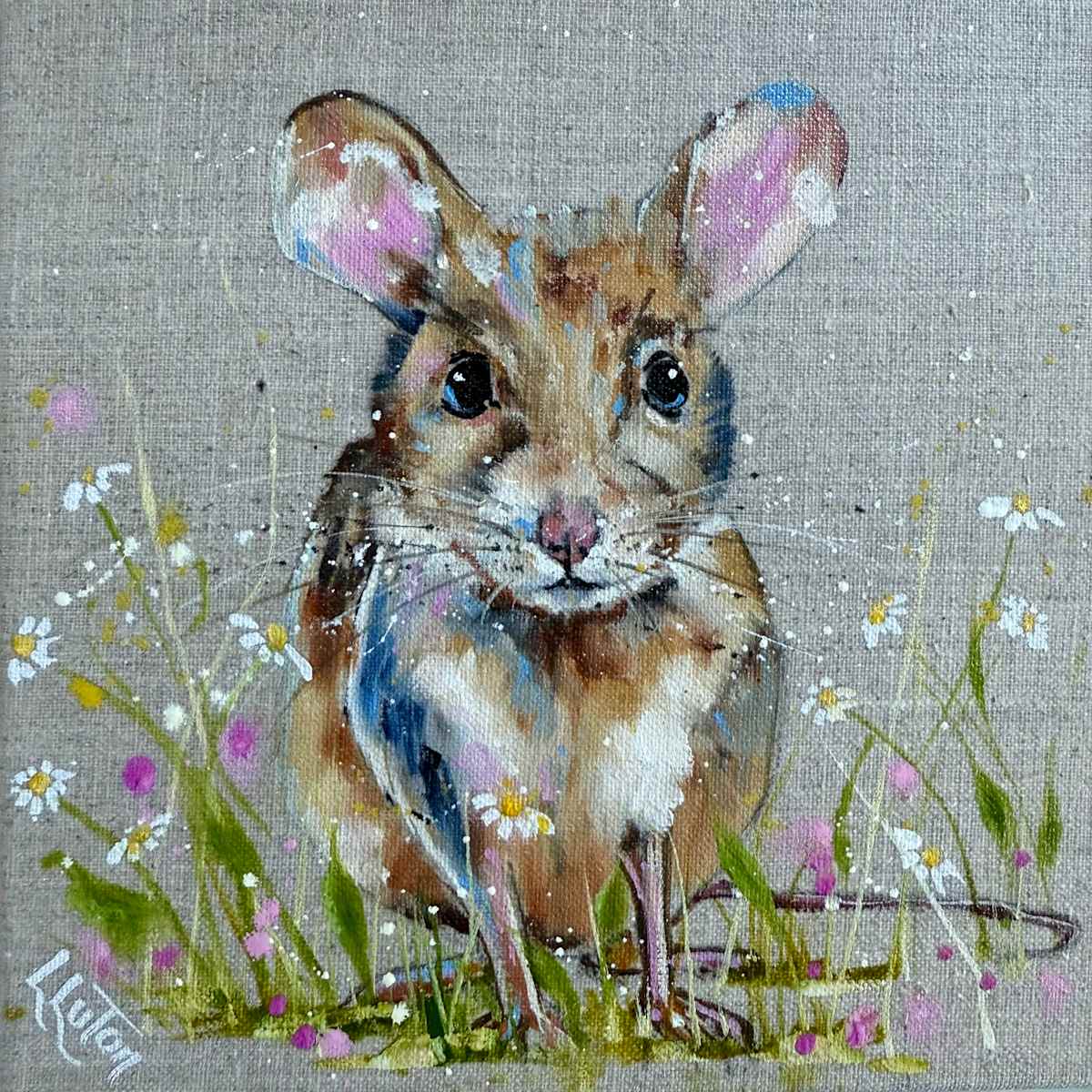 Mini Harvest Mouse by Louise Luton 