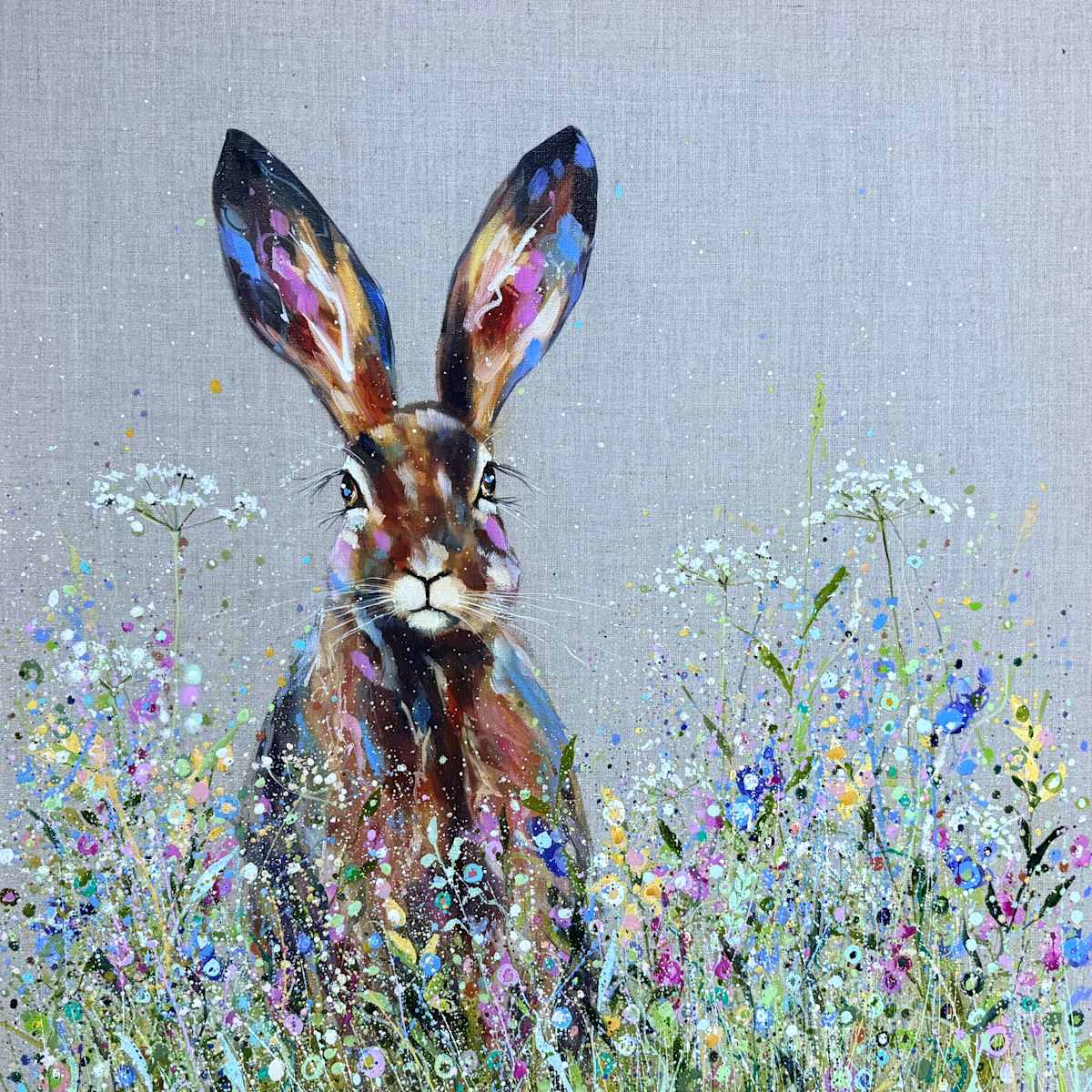 Wildflower hare by Louise Luton 