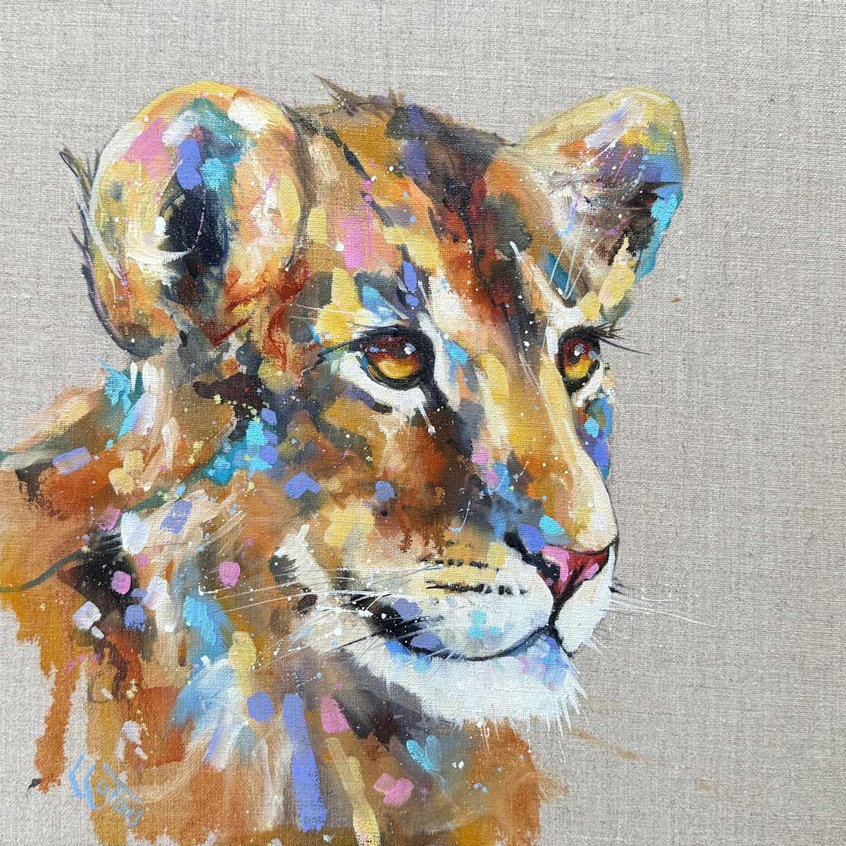 Watchful cub by Louise Luton, Image 5.