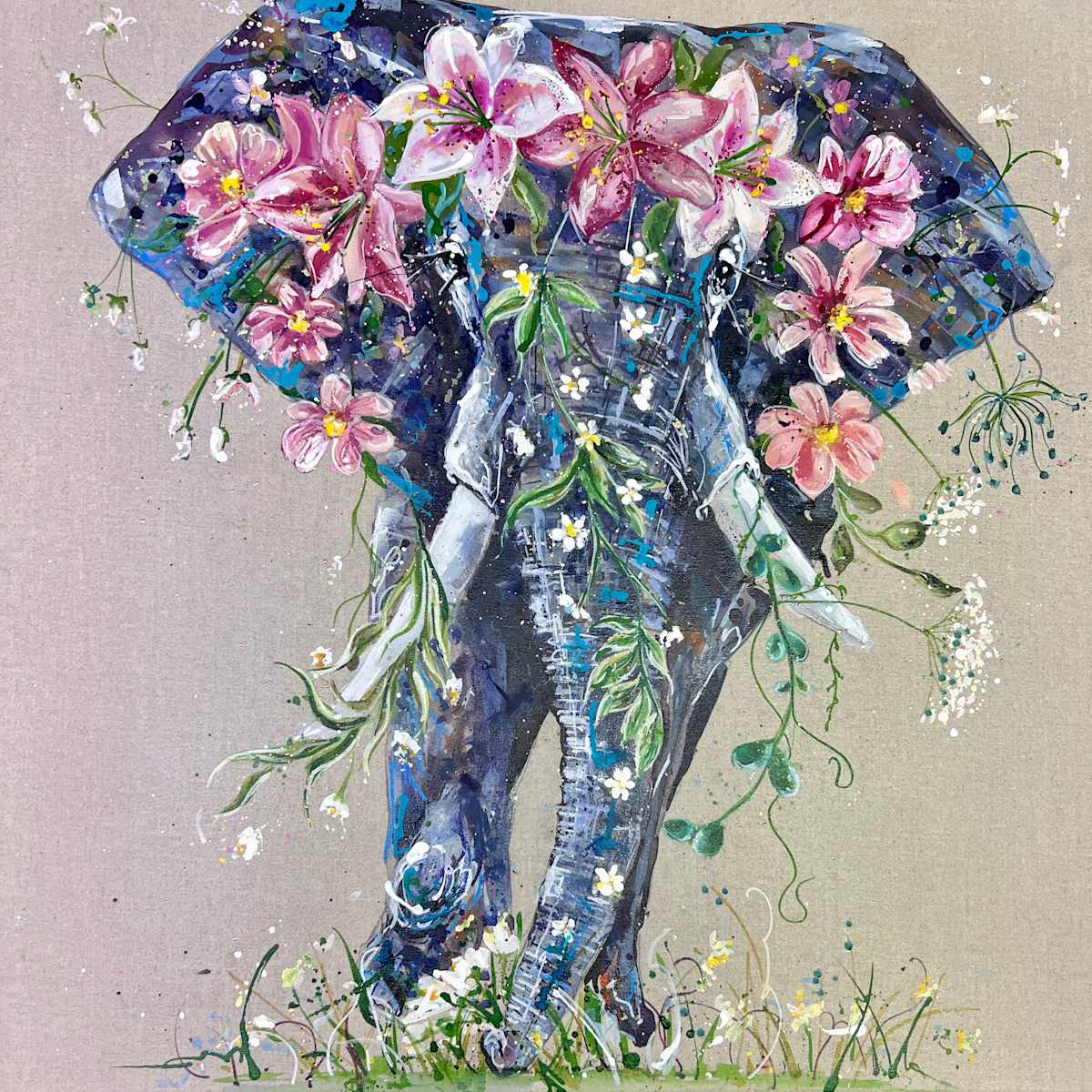 Lily the elephant by Louise Luton, Image 1.