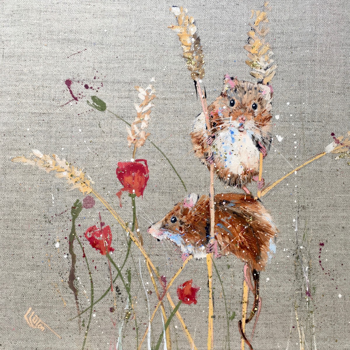 Scurrying about by Louise Luton 