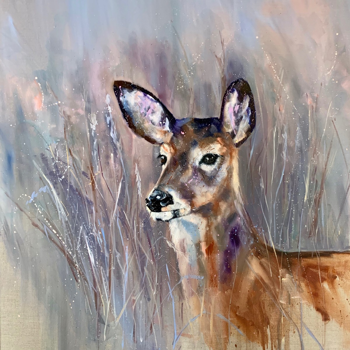 Glimpses through the long grass by Louise Luton 