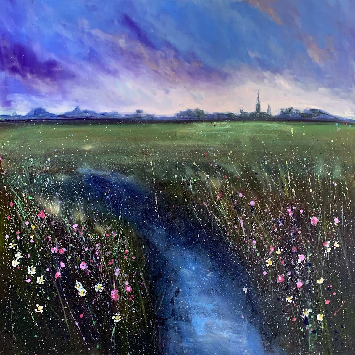 Flowers dance in the meadows by Louise Luton, Image 1.