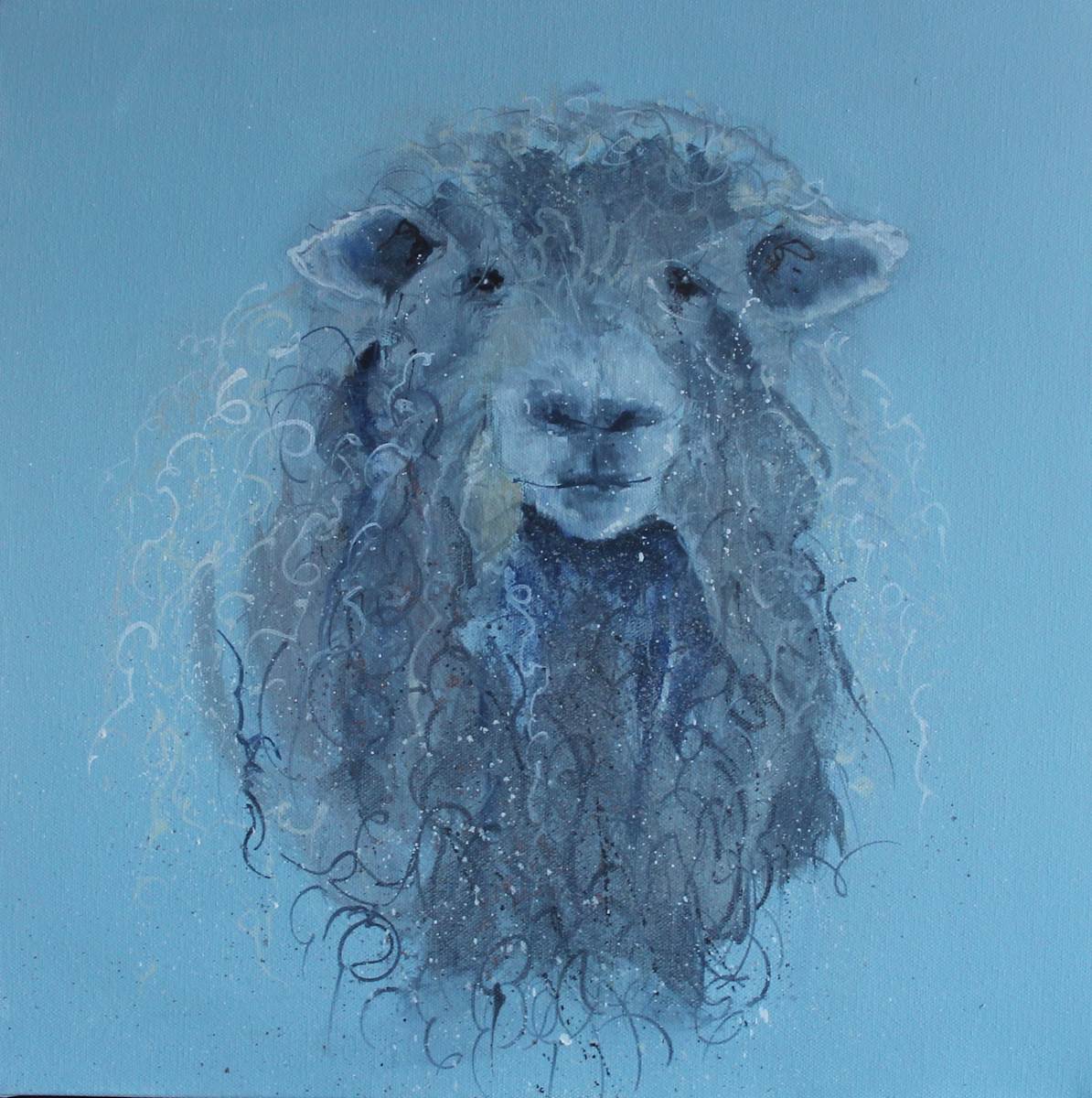 Looking at ewe (blue sheep) by Louise Luton, Image 1.