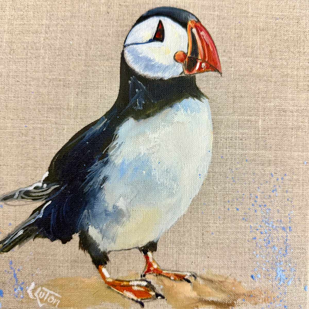 Mini puffin by Louise Luton 