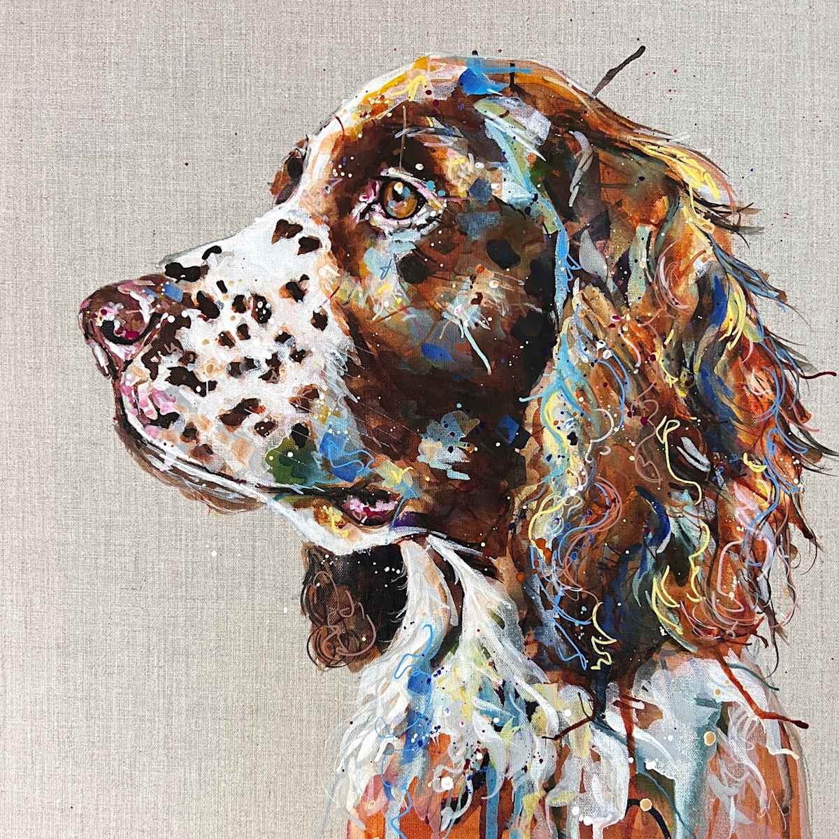 Spirited springer by Louise Luton, Image 2.