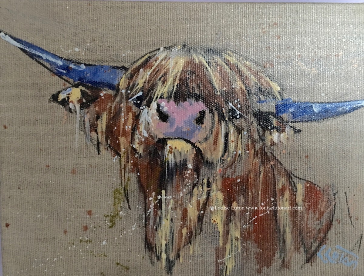 Upity cow by Louise Luton, Image 1.