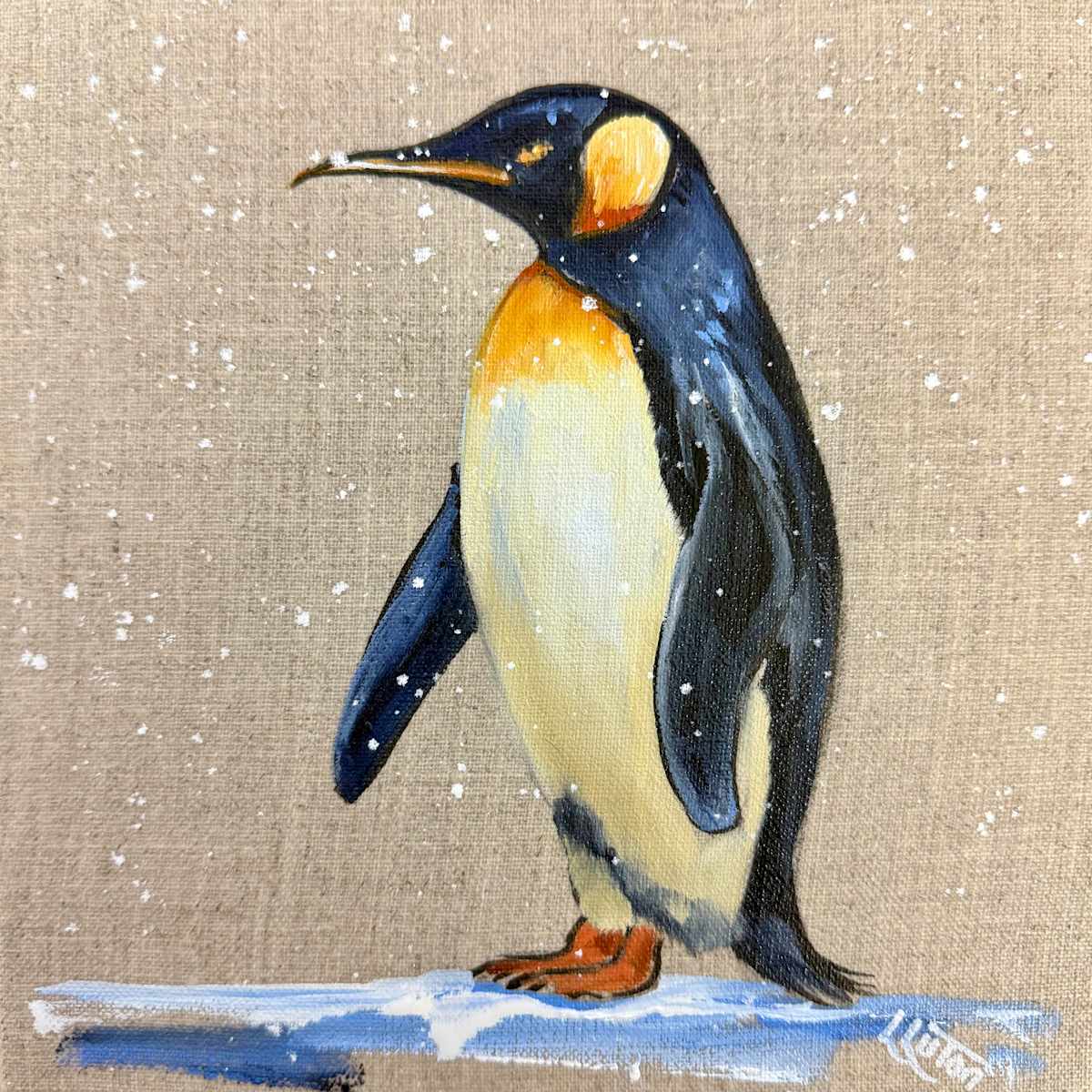 Mini penguin by Louise Luton 