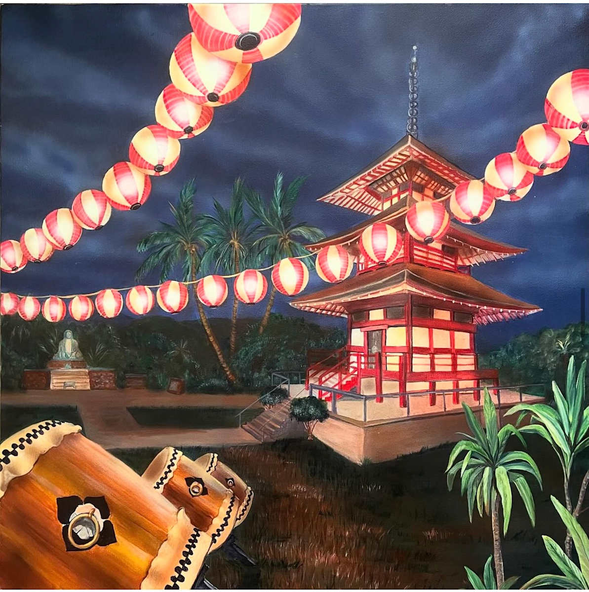 Obon at Jodo Mission by Tina Ah Puck, Image 7.