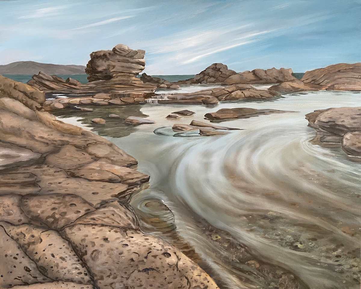 Tide Pools at Kapalua by Tina Ah Puck 