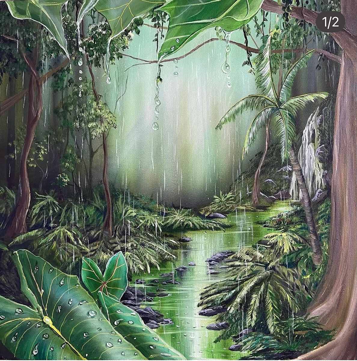 Rain #1 by Tina Ah Puck 