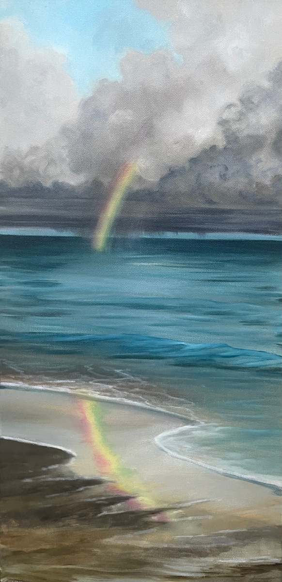 On the Beach in Hawaii by Tina Ah Puck 