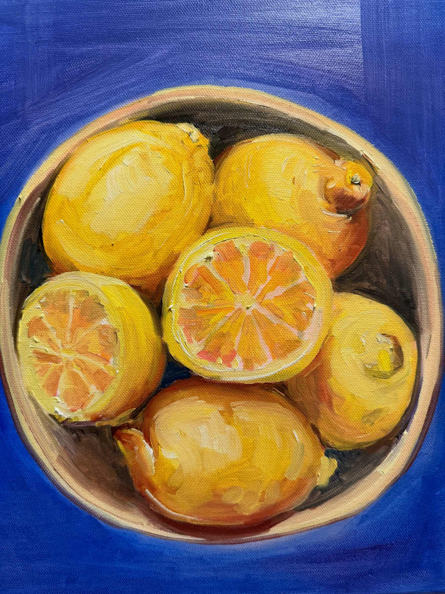 Bowl of Lemons by Rachel Houlihan 