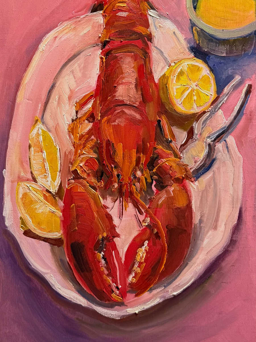 Pink Lobster by Rachel Houlihan 
