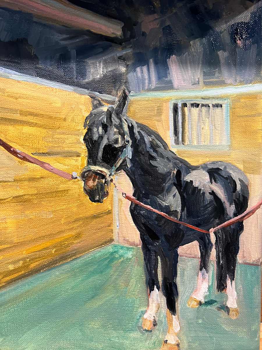 Duval by Rachel Houlihan  Image: Duval, 10x8, oil on canvas 