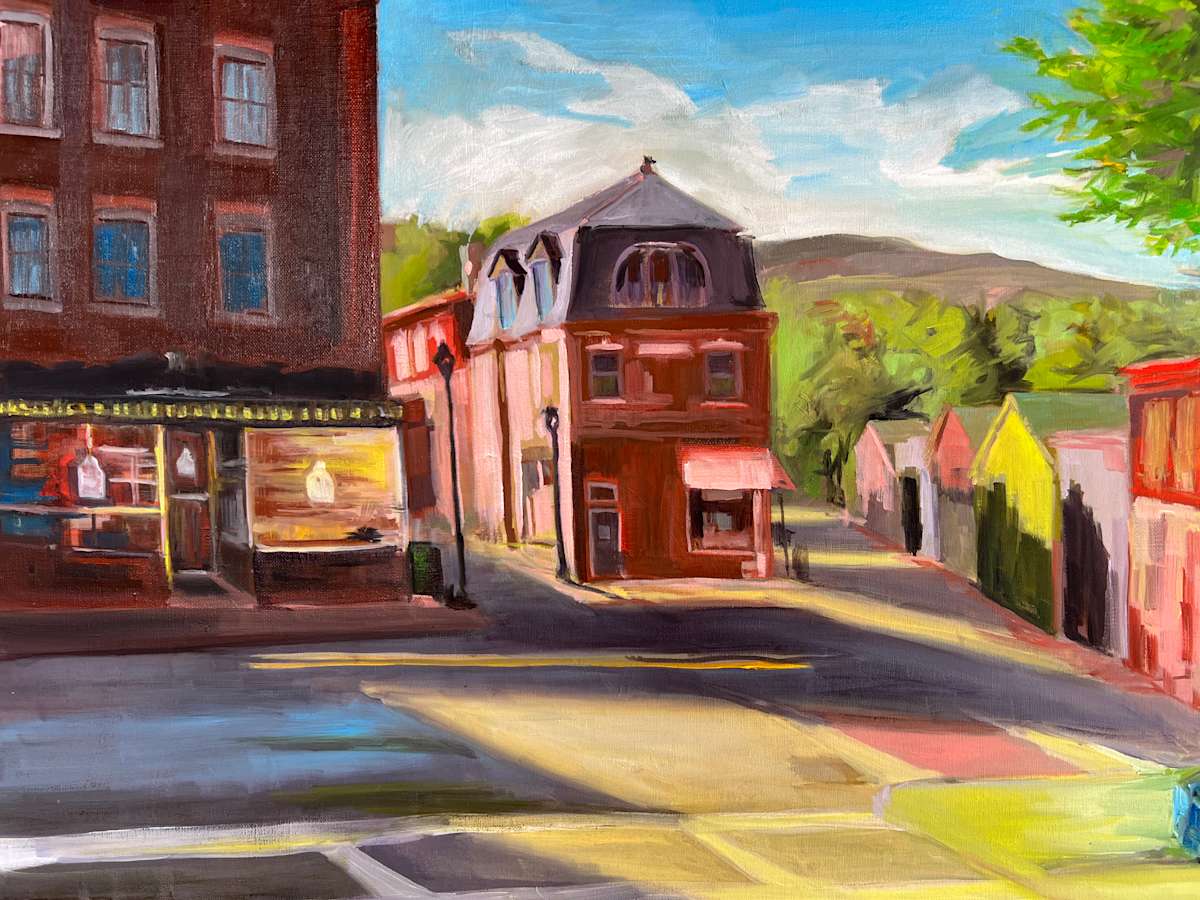 French and Brawn I by Rachel Houlihan  Image: French and Brawn I, 18x24, oil on canvas 