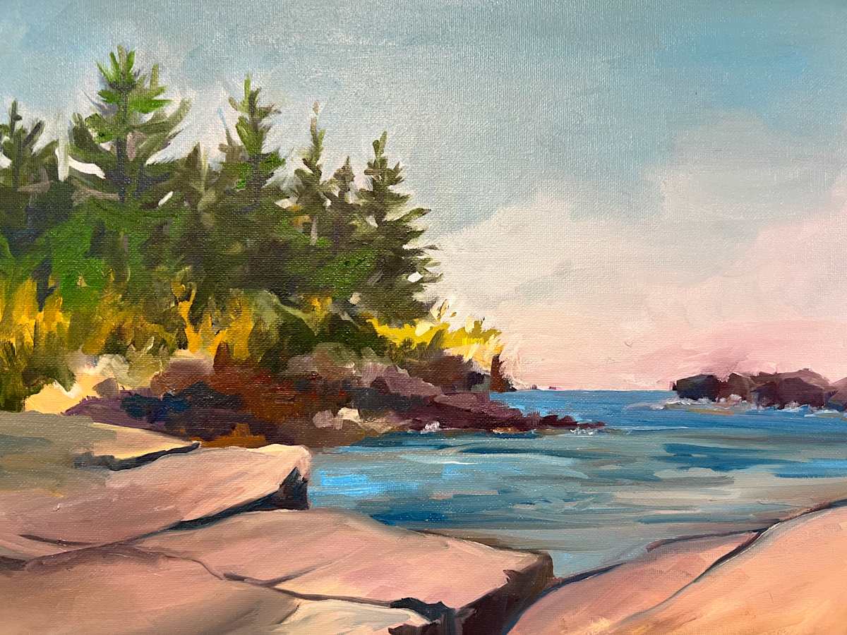 Grindstone in the Sun II by Rachel Houlihan  Image: Grindstone in the Sun II, 12x18, oil on canvas 