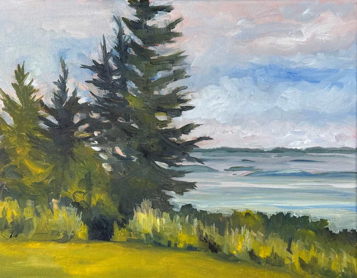 View of Penobscot Bay by Rachel Houlihan 