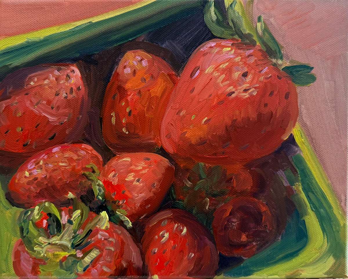 Carton of Berries by Rachel Houlihan 
