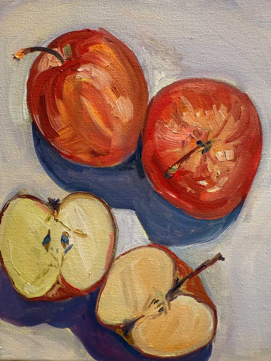 Apple Halved by Rachel Houlihan 