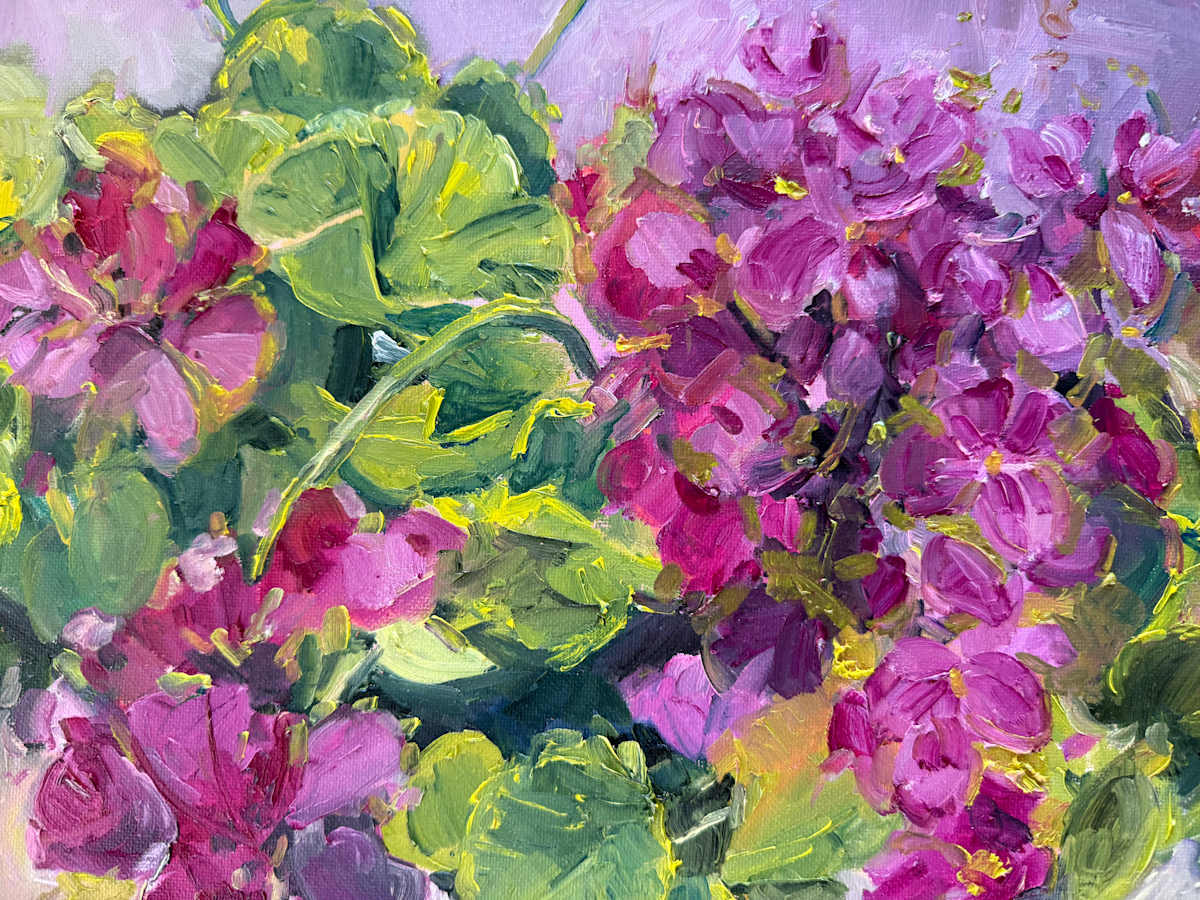 August Geraniums by Rachel Houlihan, Image 1.