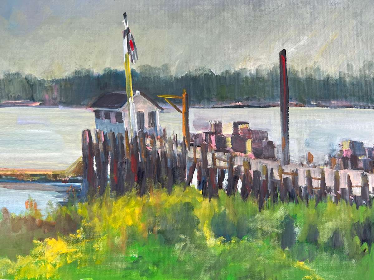 Islesford Dock by Rachel Houlihan 