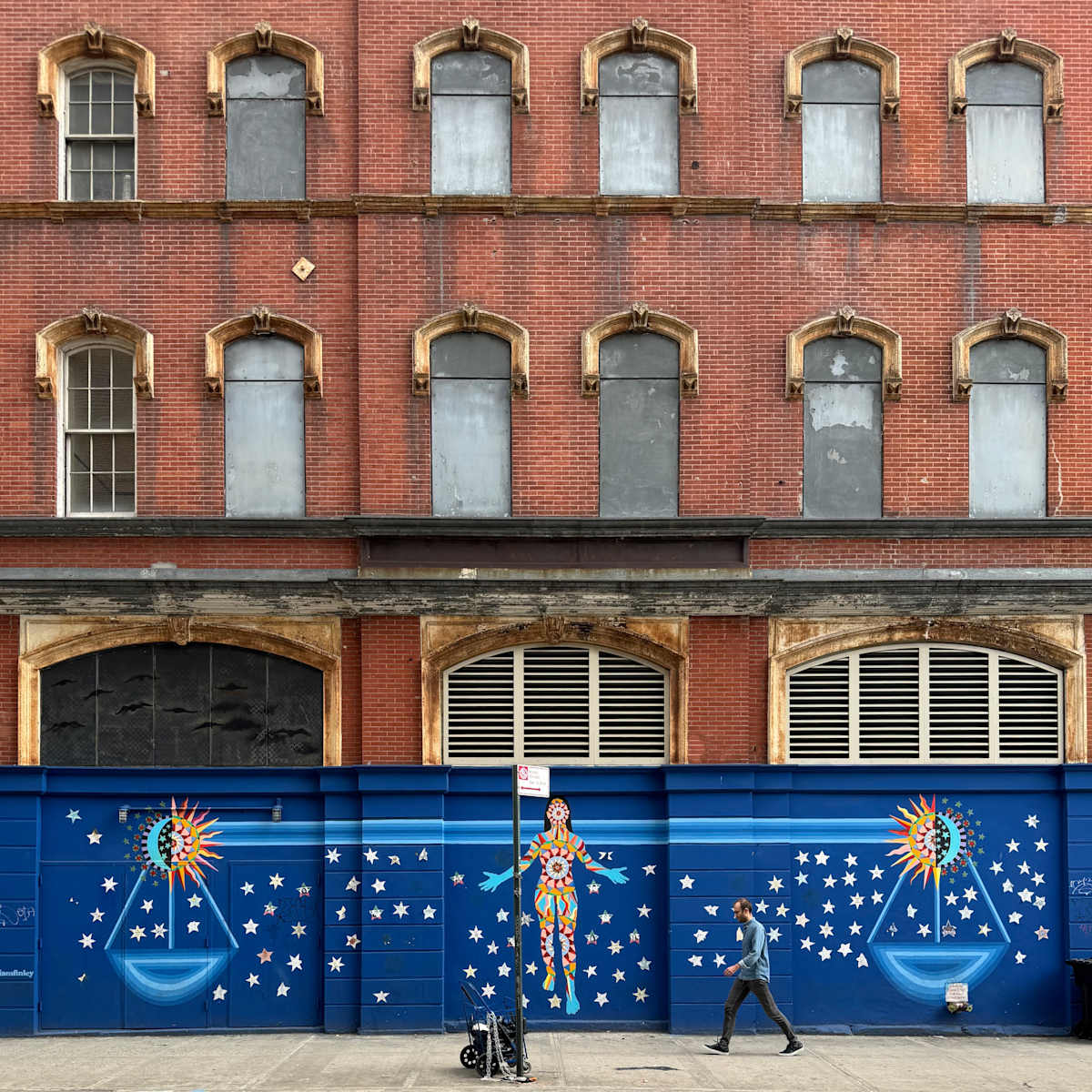 Mural Woman, Life , Freedom East Village, NYC by C. Finley 